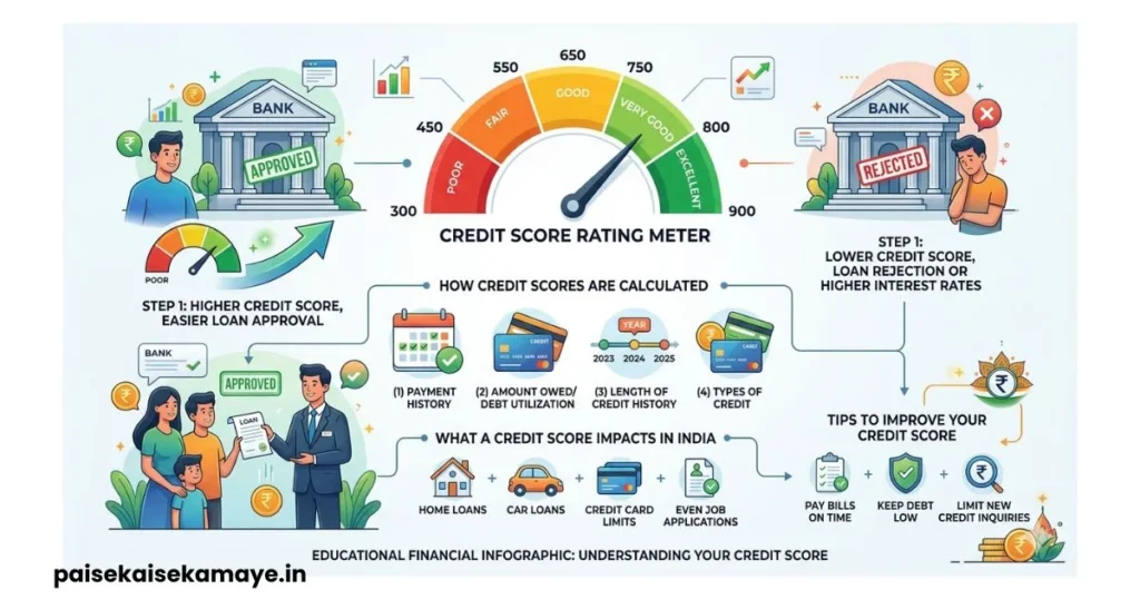 Credit Score Kya Hai - What is Credit Score - Paisekaisekamaye.in