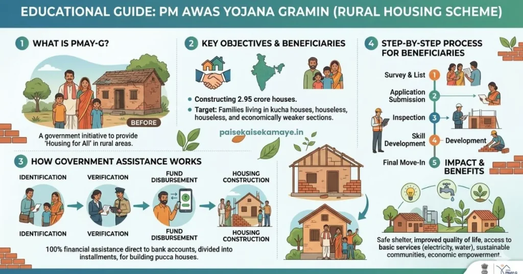 PM Awas Yojana Gramin List 2026 Mein Apna Naam Kaise Dekhe - PMAY Gramin Overview - Paisekaisekamaye.in