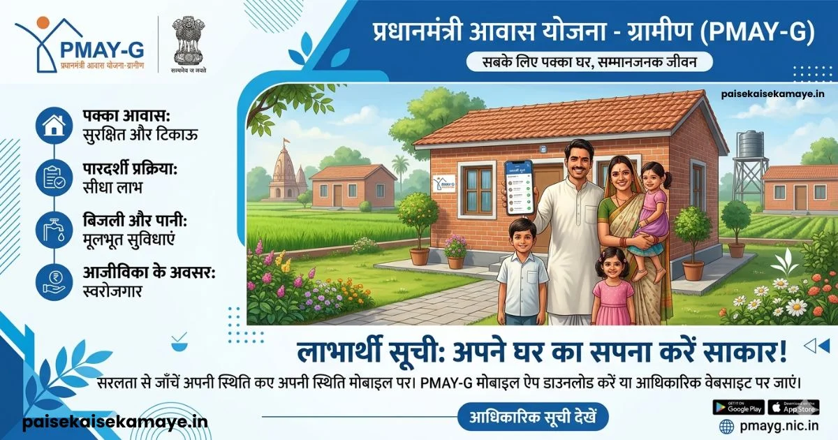 PM Awas Yojana Gramin List 2026 Mein Apna Naam Kaise Dekhe - Paisekaisekamaye.in