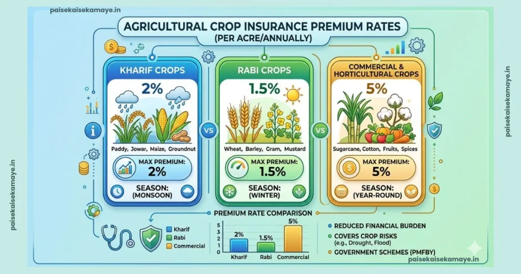 PM Fasal Bima Yojana - Premium Chart - Paisekaisekamaye.in