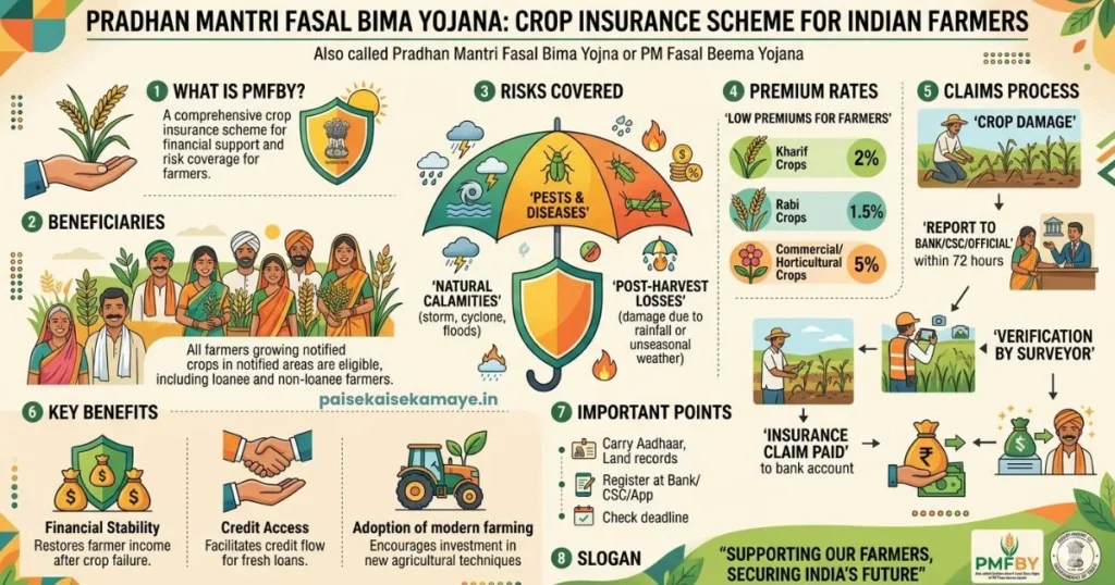 PM Fasal Bima Yojana - Scheme Overview - Paisekaisekamaye.in