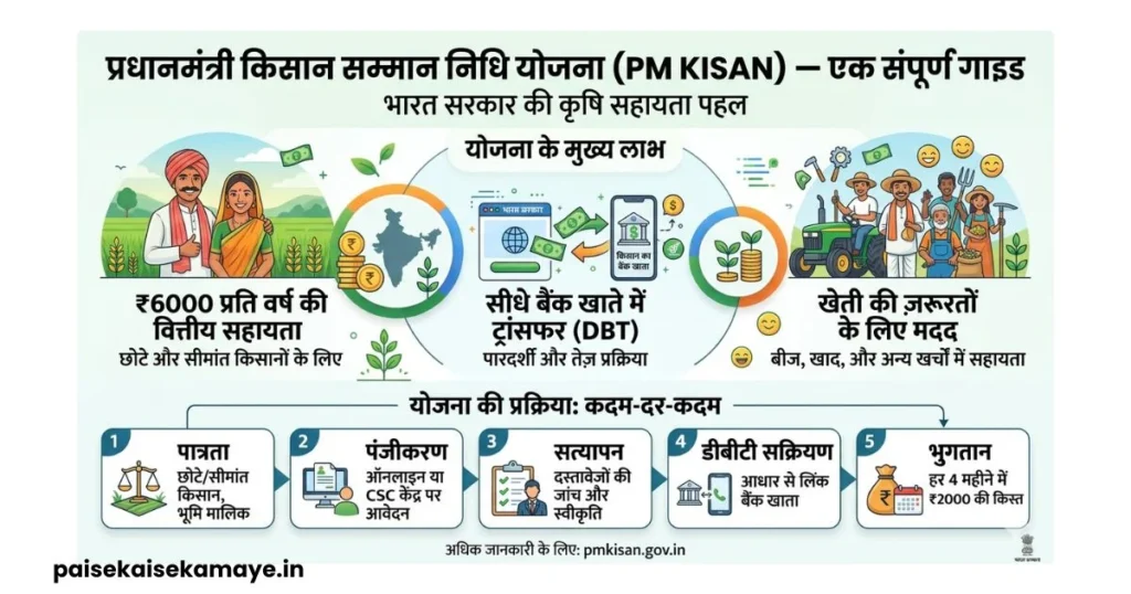 PM Kisan Status Kaise Check Kare 2026 - PM Kisan Yojana Overview - Paisekaisekamaye.in