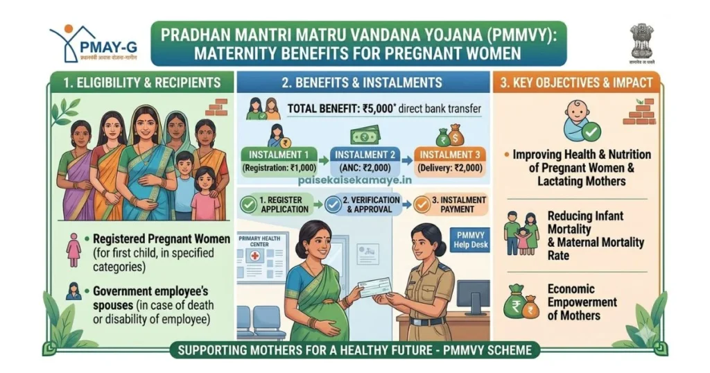PM Matru Vandana Yojana 2026 - PM Matru Vandana Yojana Overview - Paisekaisekamaye.in