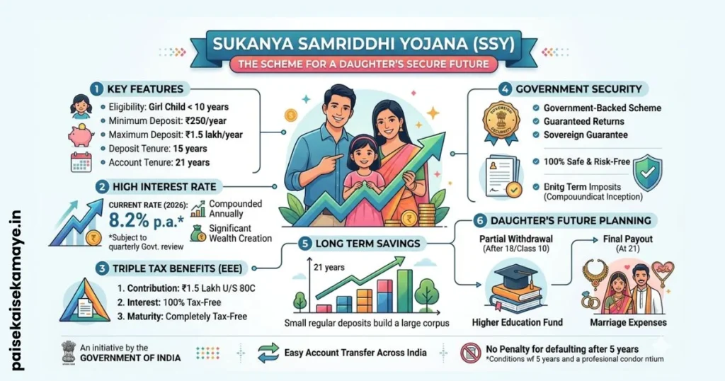 Sukanya Samriddhi Yojana Features