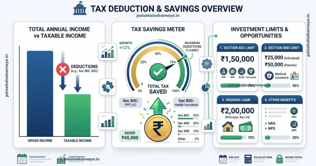80C Ke Antargat Kya Kya Aata Hai - Maximum Deduction - Paisekaisekamaye.in