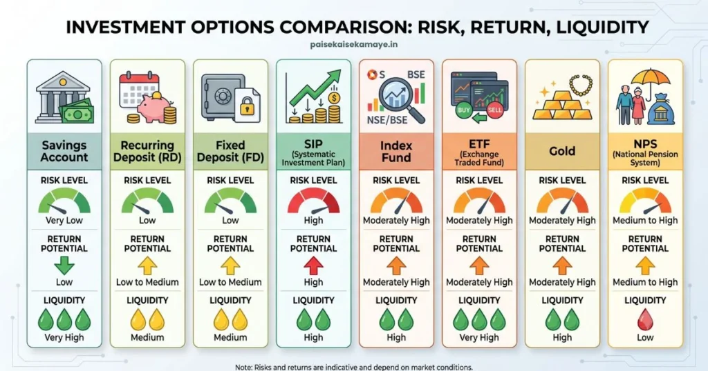 College Students Ke Liye Nivesh - Best Investment Options - Paisekaisekamaye.in