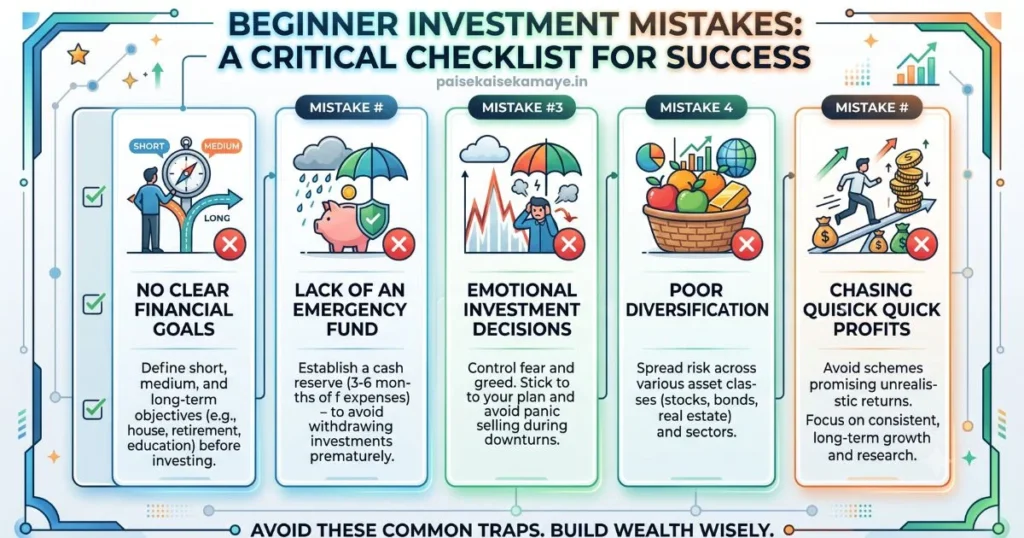 College Students Ke Liye Nivesh - Common Mistakes - Paisekaisekamaye.in
