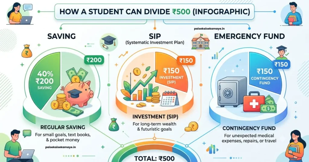 College Students Ke Liye Nivesh - ₹500 Investment Plan - Paisekaisekamaye.in
