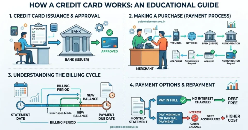 Credit Card ke fayade aur nuksan - What is a Credit Card - Paisekaisekamaye.in