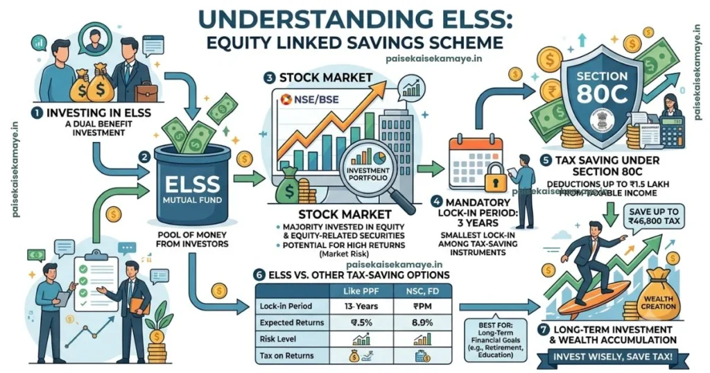 ELSS kya hai - ELSS Overview - Paisekaisekamaye.in