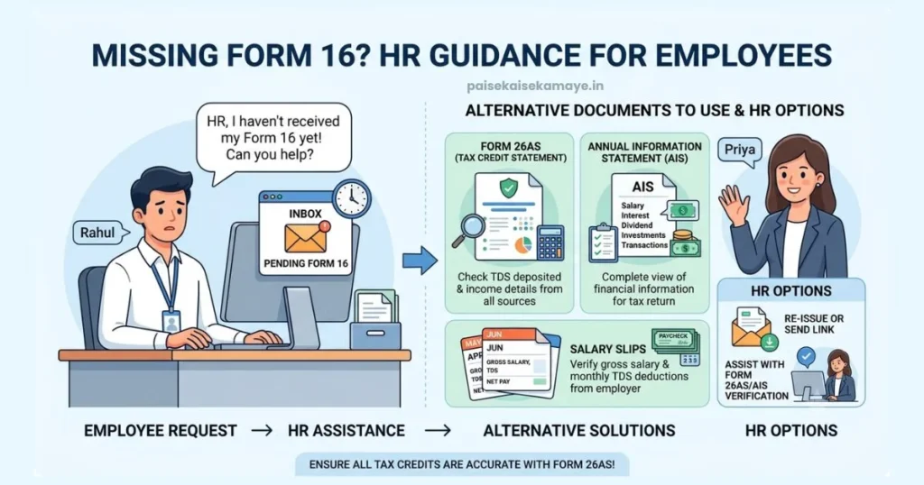 Form 16 kya hota hai - Agar Form 16 nahi mila to kya kare - Paisekaisekamaye.in
