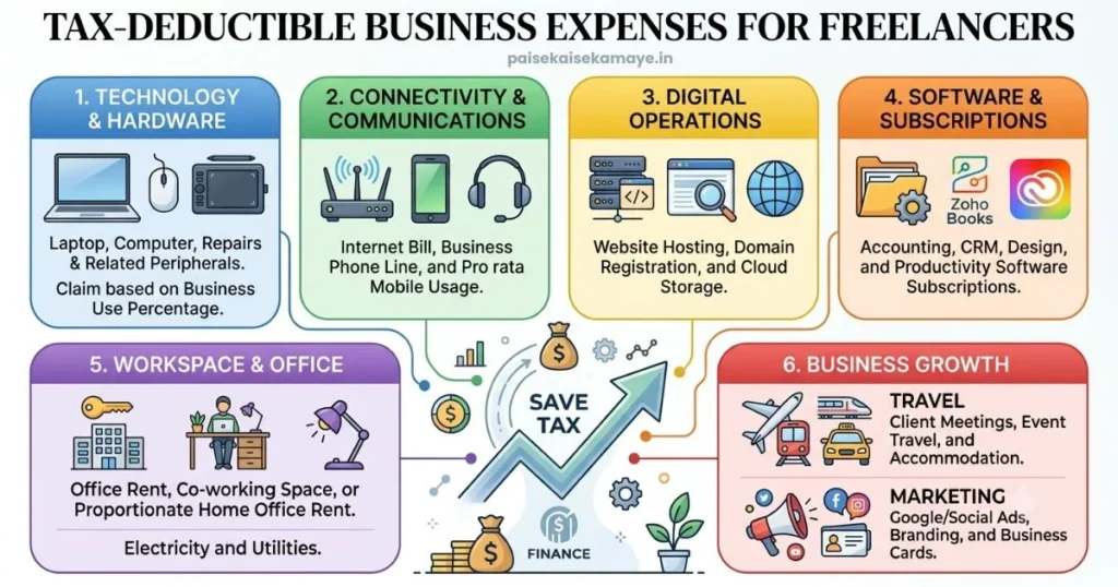 Freelancers Tax Guide - Business Expenses - Paisekaisekamaye.in