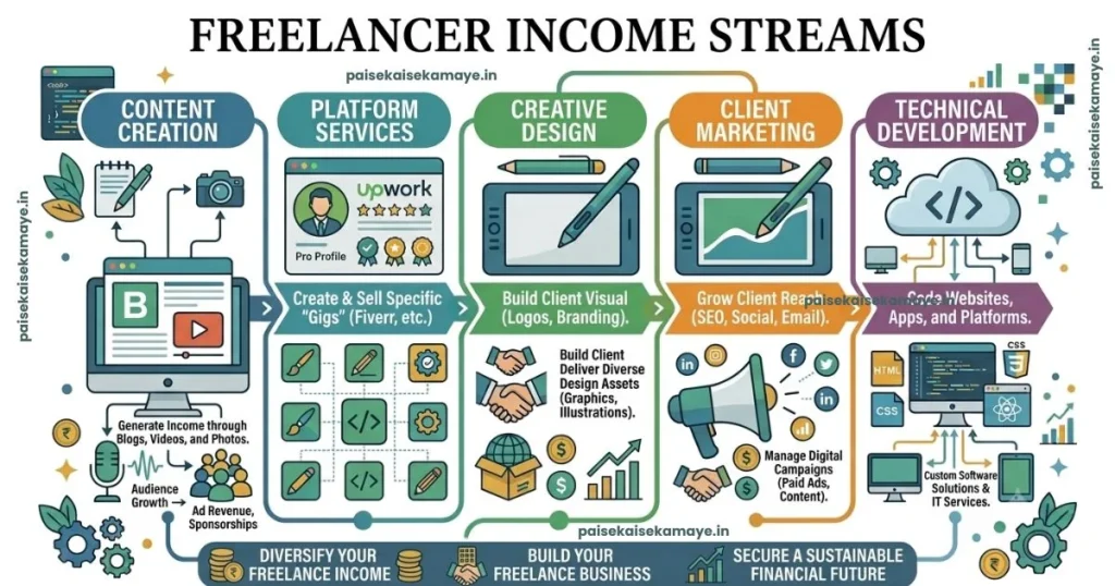 Freelancers Tax Guide - Freelancer Income Sources - Paisekaisekamaye.in