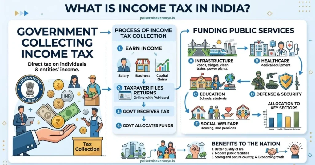 Income Tax Basics - What is Income Tax - Paisekaisekamaye.in