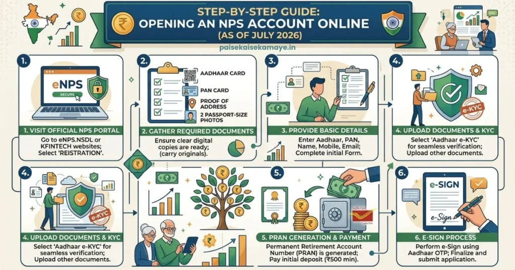 National Pension System (NPS) - Account Opening - Paisekaisekamaye.in