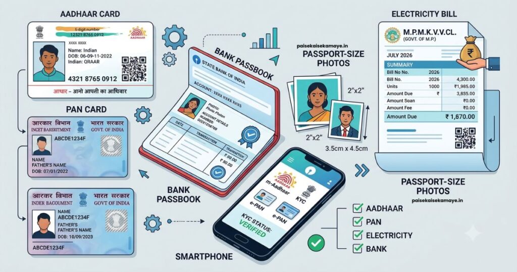 PM Surya Ghar Yojana - Required Documents - Paisekaisekamaye.in