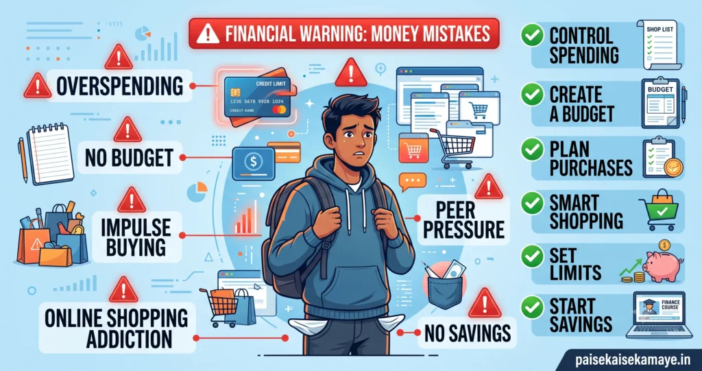 Pocket Money Manage Kaise Kare - Common Pocket Money Mistakes - Paisekaisekamaye.in