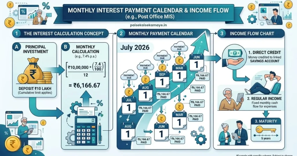 Post Office MIS Yojana - Interest Rate - Paisekaisekamaye.in