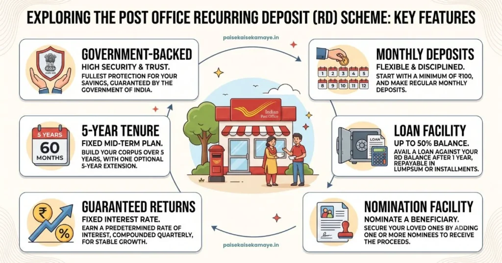 Post Office RD vs Bank RD - Post Office RD Features - Paisekaisekamaye.in