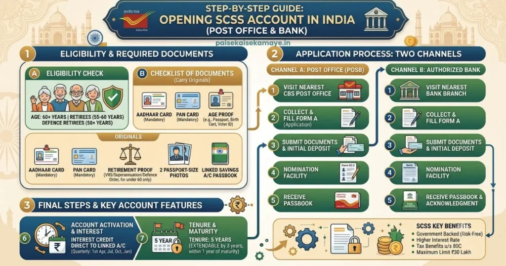 Senior Citizen Savings Scheme - Account Opening - Paisekaisekamaye.in