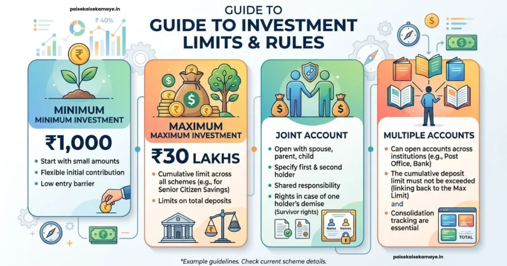 Senior Citizen Savings Scheme - Investment Limits - Paisekaisekamaye.in