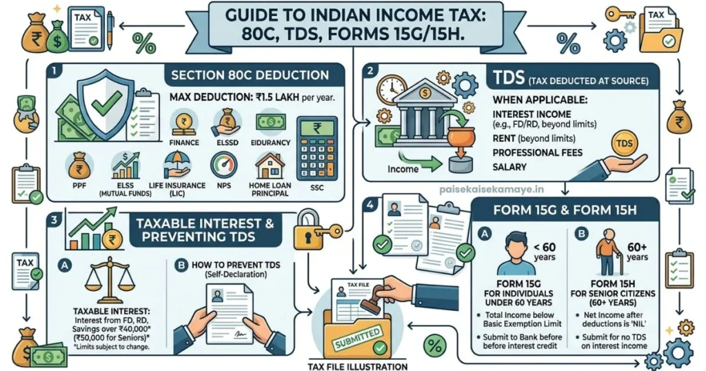 Senior Citizen Savings Scheme - Tax Rules - Paisekaisekamaye.in
