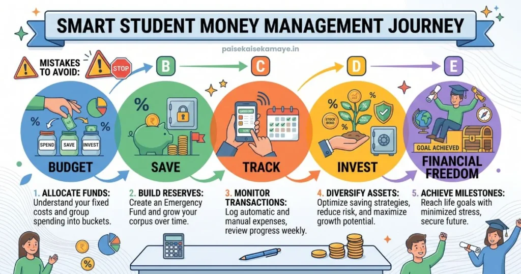 Student Budget Kaise Banaye - Final Roadmap - Paisekaisekamaye.in