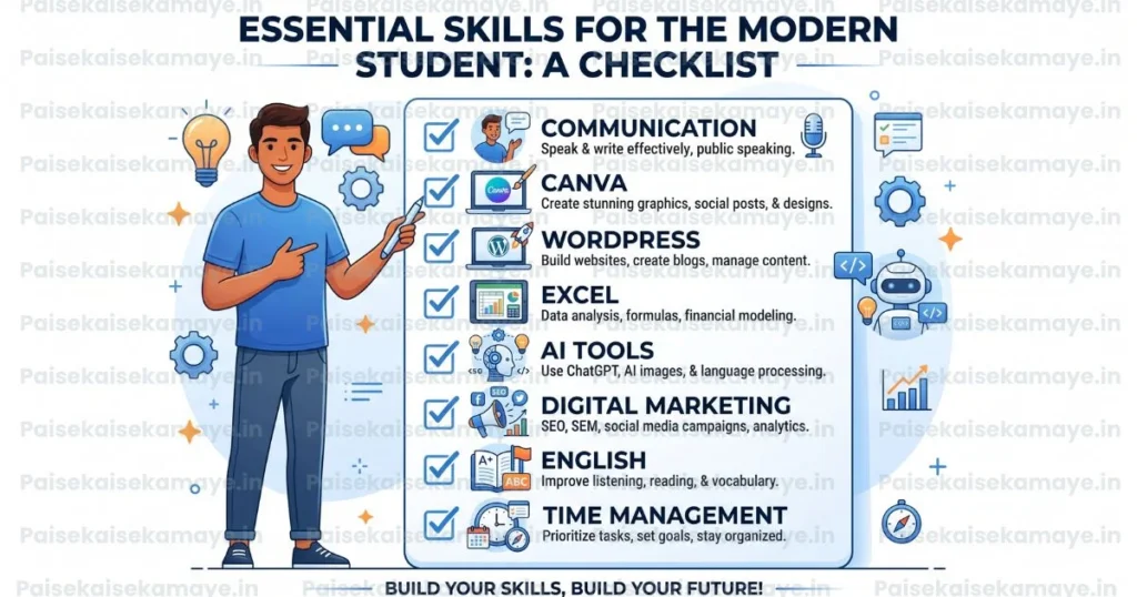 Student Side Income Ideas - Essential Skills - Paisekaisekamaye.in