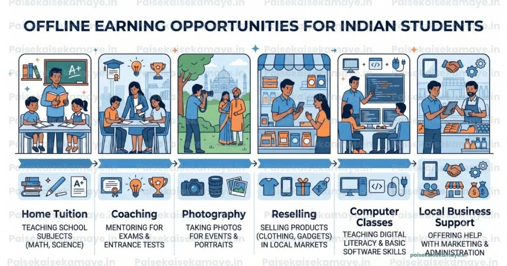 Student Side Income Ideas - Offline Income Ideas - Paisekaisekamaye.in